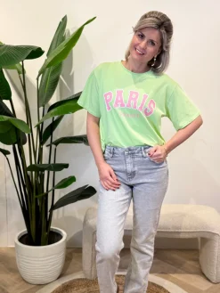 Shirtje Paris groen