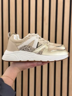 Sneakers beige-gold