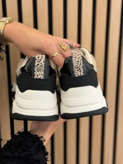 Sneakers Gigi beige with combination