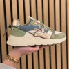 Sneakers green with combination