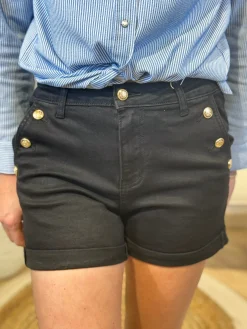 Spijkershortje Nina zwart