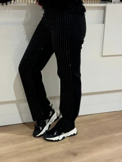 Straight jeans Lia black diamond