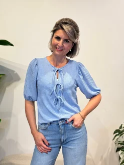 Top Ariane blauw