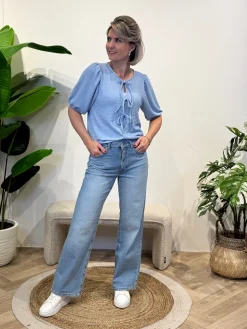 Top Ariane blauw