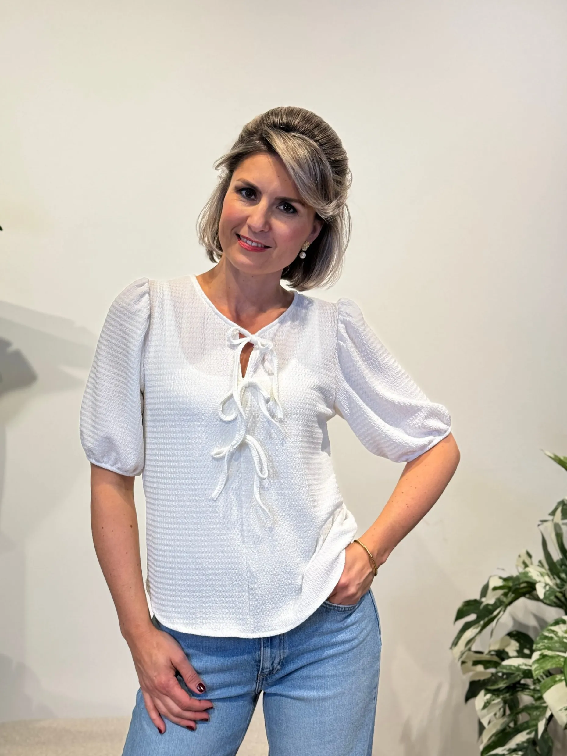 Top Ariane wit
