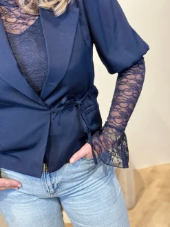 Top Lizzy kant donkerblauw