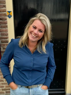 Travelstof blouse Eefke moonlit ocean
