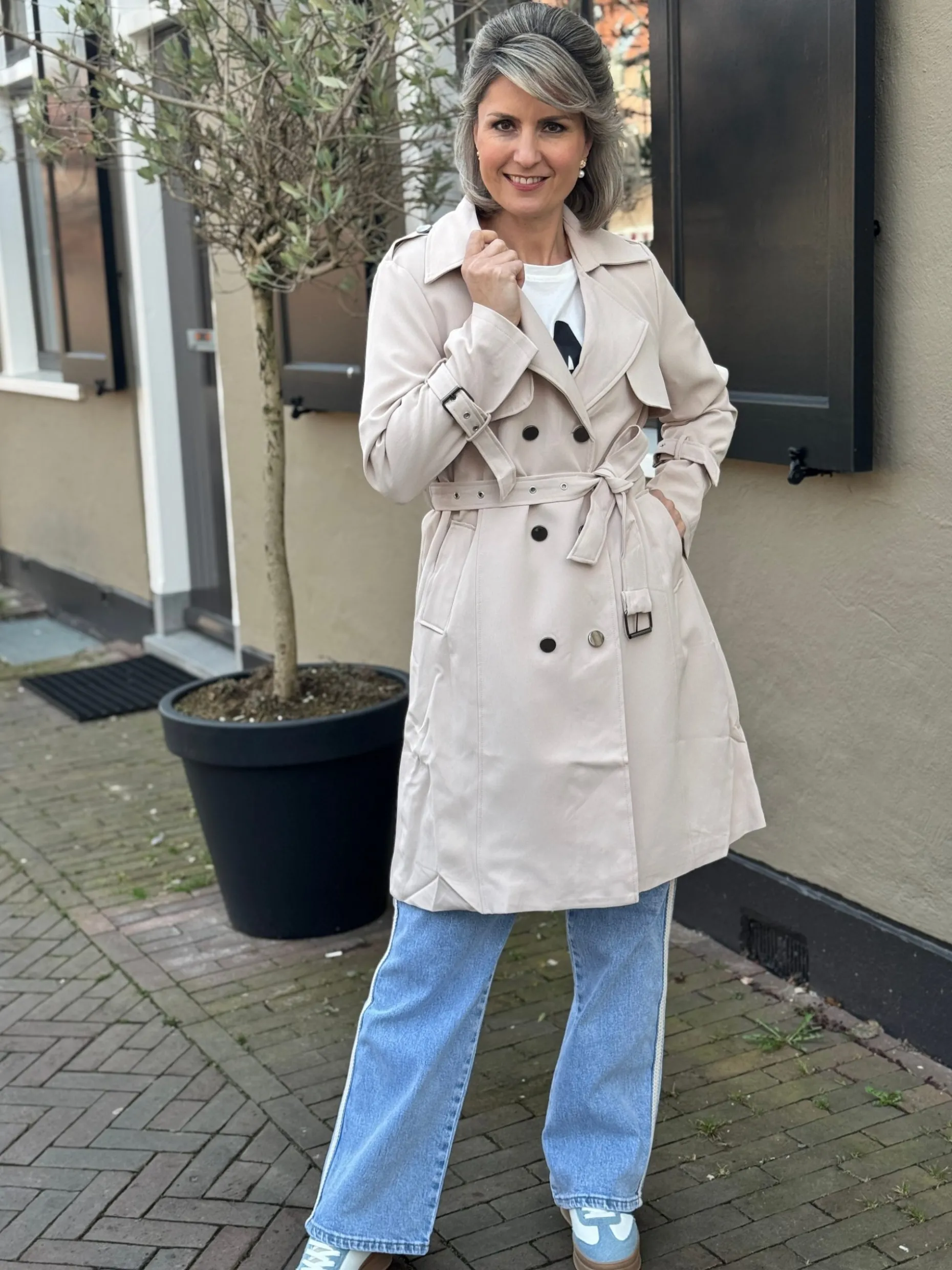 Trenchcoat Gitte beige