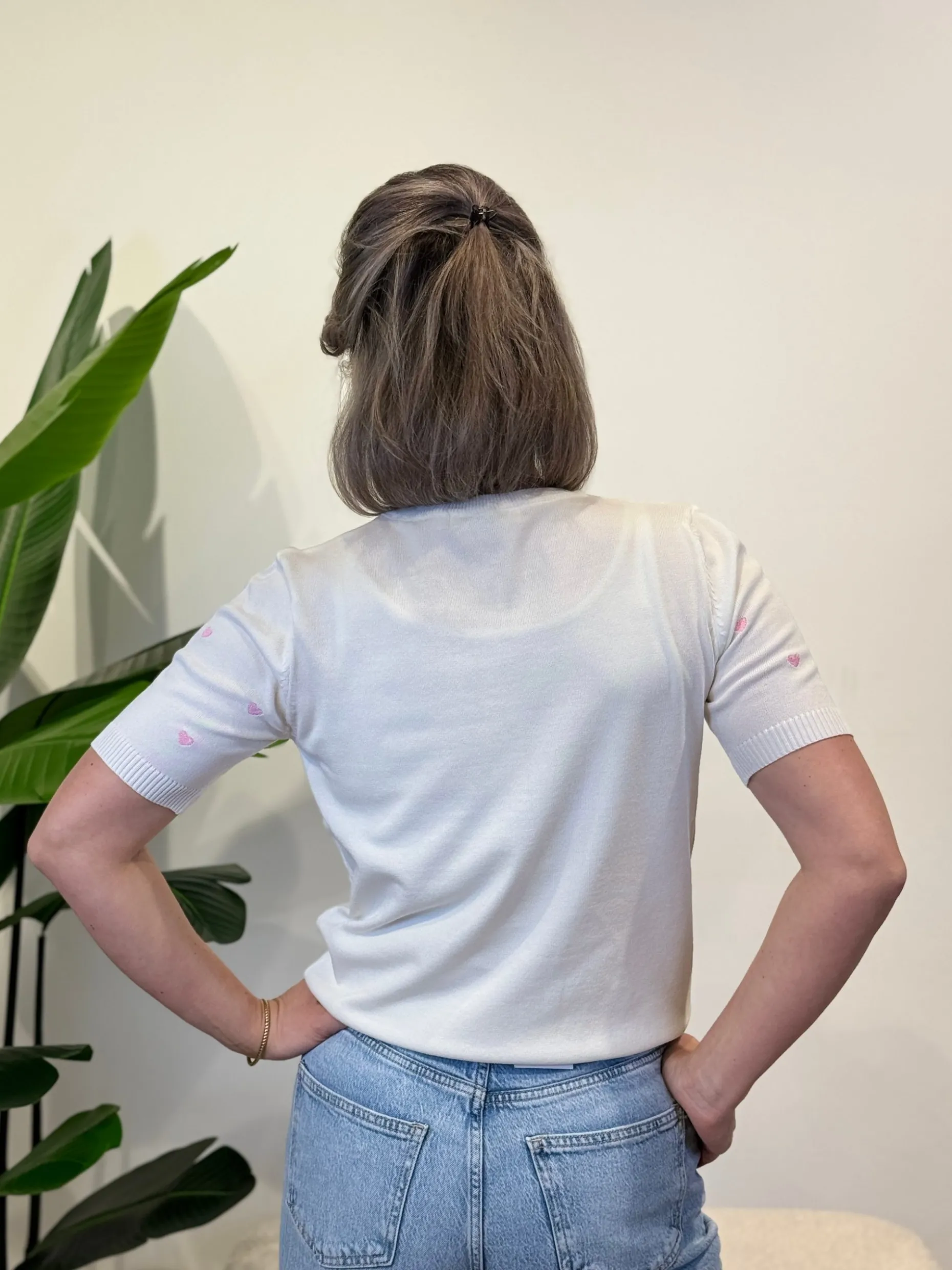 Truitje hearts roomwit/roze
