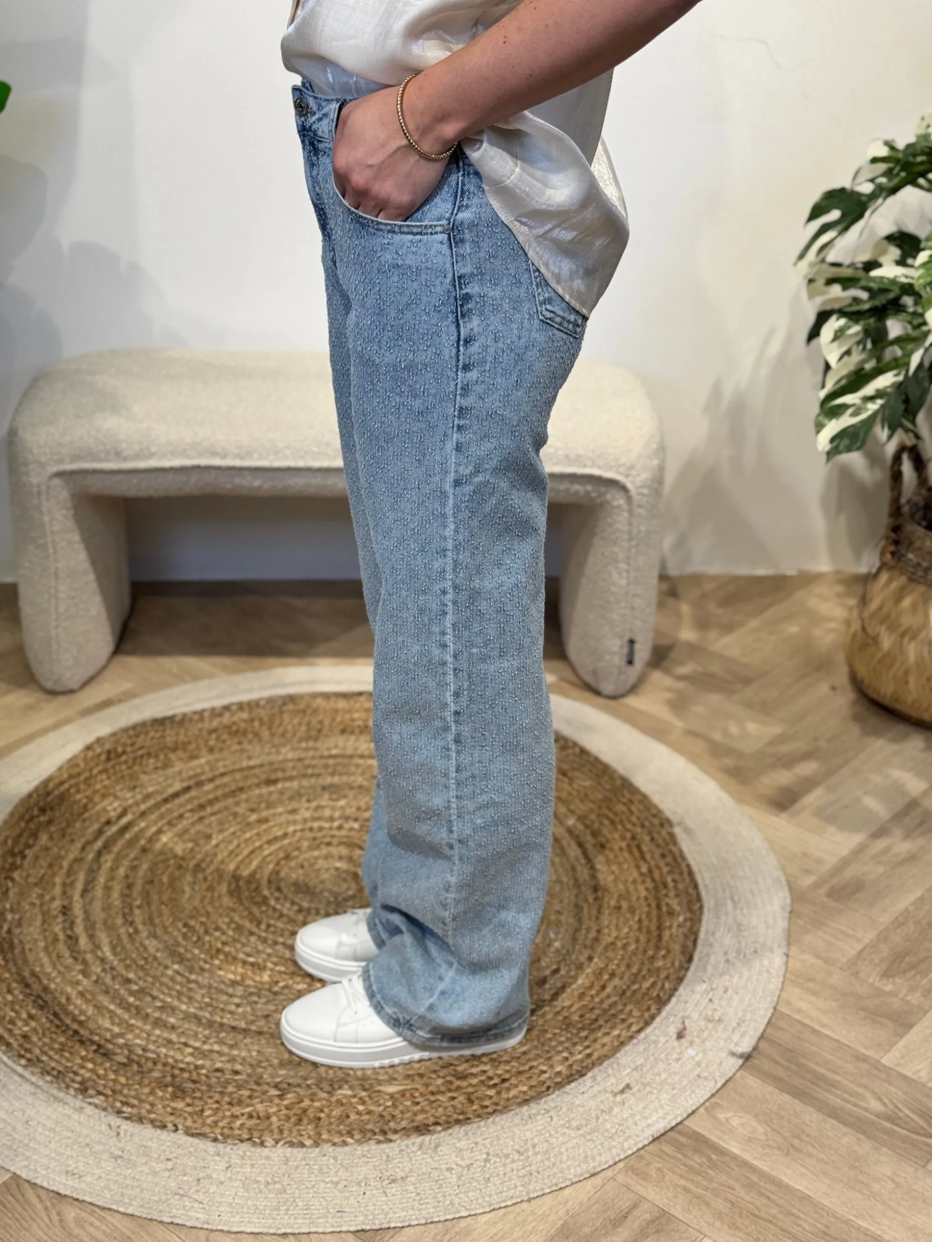 Wide leg jeans Esmée light blue
