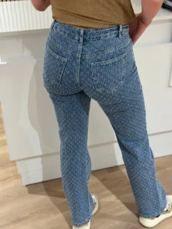 Wide leg jeans Esmée medium blue