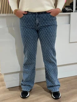 Wide leg jeans Suus medium blue