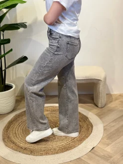 Wide leg jeans Sylvie Grey